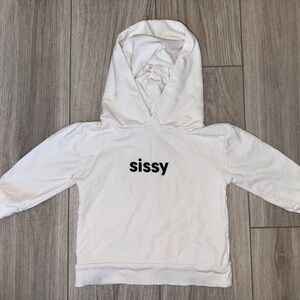 FORD & WYATT “Sissy” White Hoodie